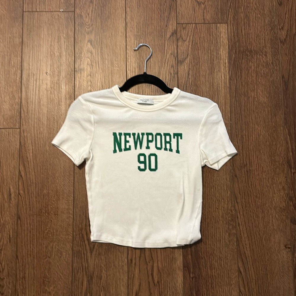 White Newport Croptop